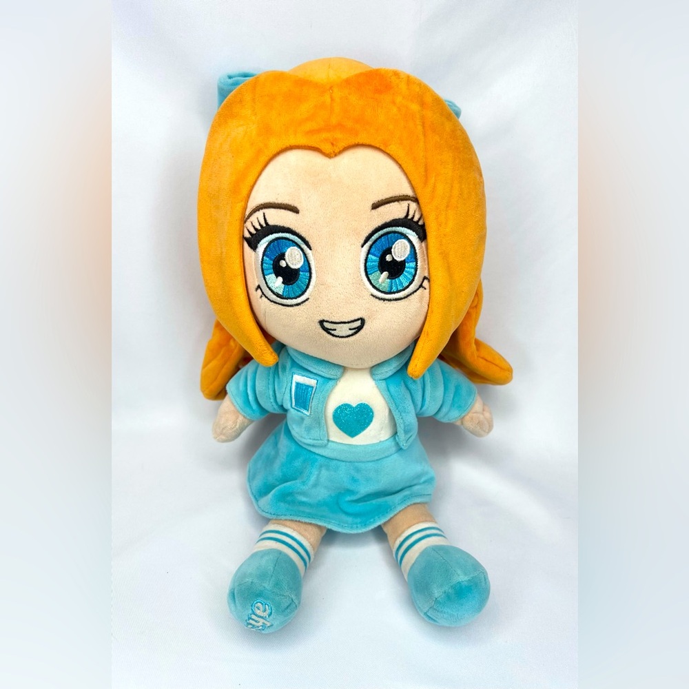 Mackenzie Turner Skye Plush Stuffed Doll Cuties 2021 YouTube Orange Blue White